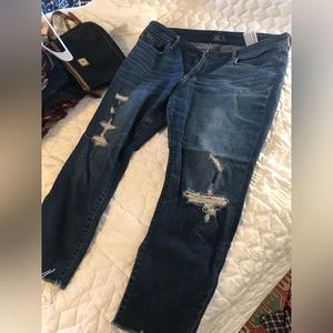 ‼️Size 14 Abercrombie jeans ripped skinny